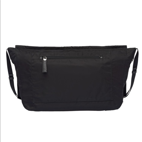 Authentic Prada Leather Trimmed Messenger - Picture 7 of 10